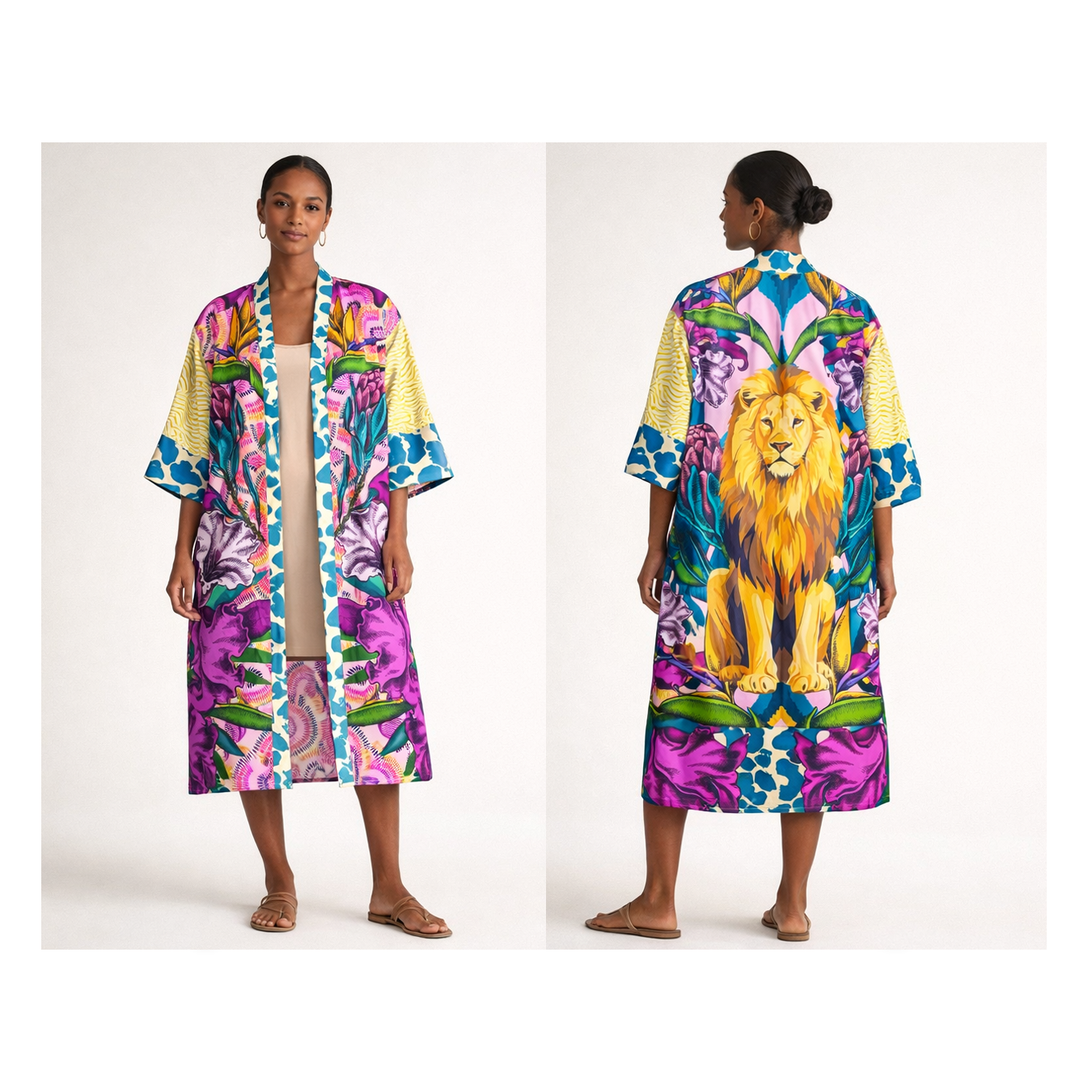 【超希少品】Die schönsten Kimonos Luxury Printed Kimonos for Effortless Elegance – Natural Selection