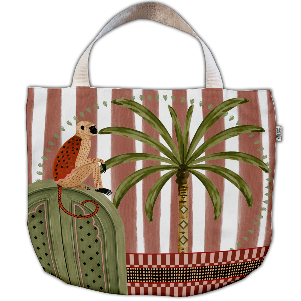 Aleppo Palm Beach Bag