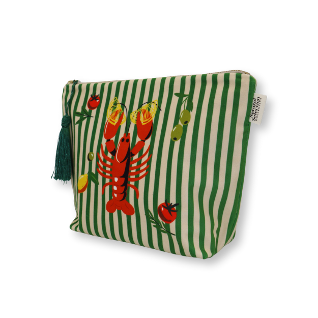 Costa Verde Velvet Makeup Bag