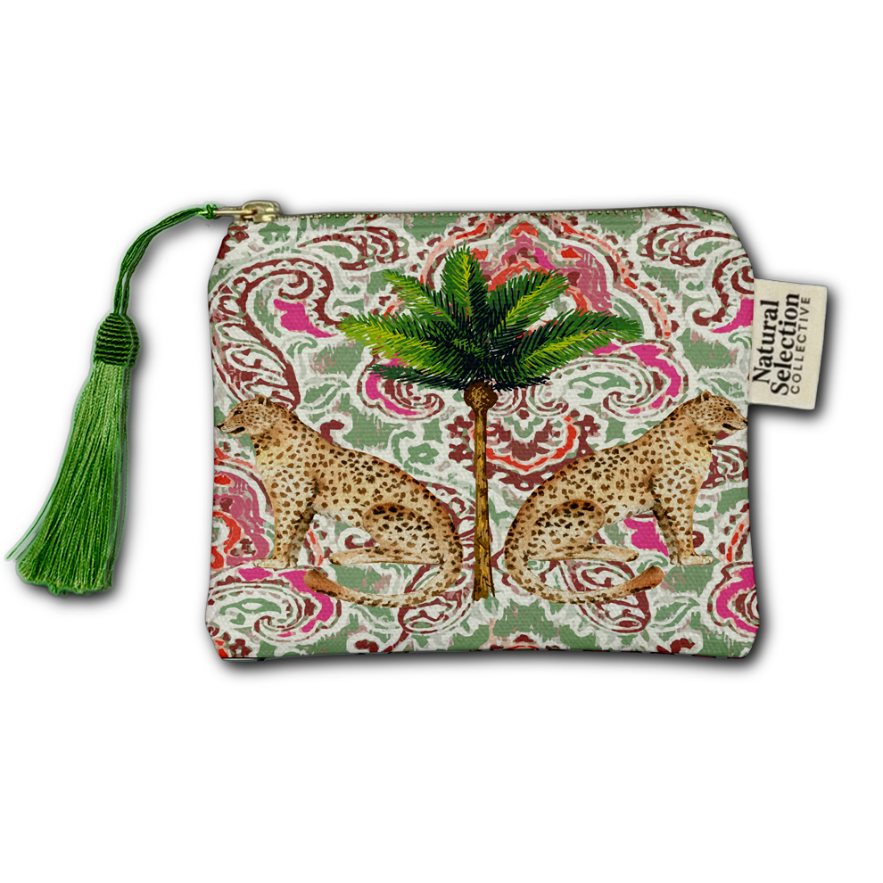 Dandelion Leopards Makeup Bag