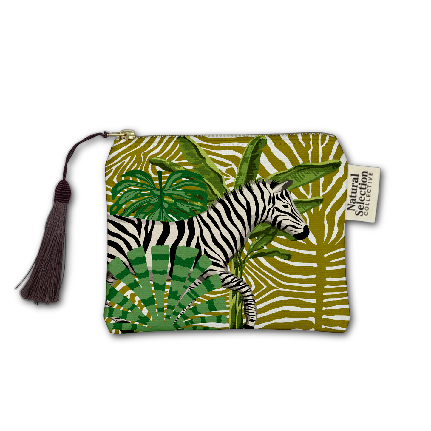 Delicious Zebra Makeup Bag