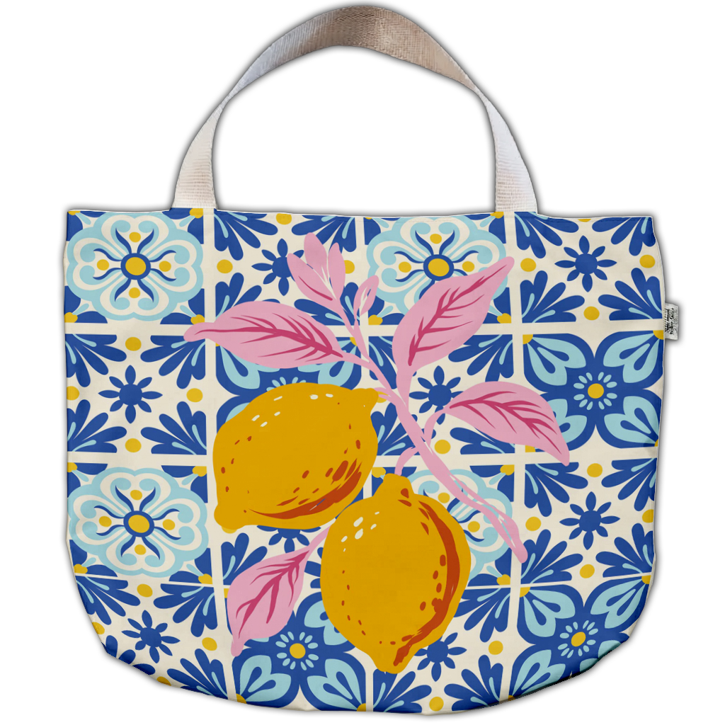 Evora Lemons Beach Bag