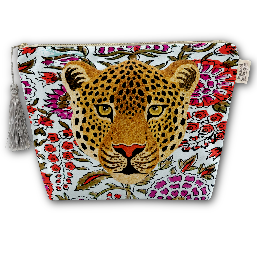 India Moon Taj Velvet Makeup Bag