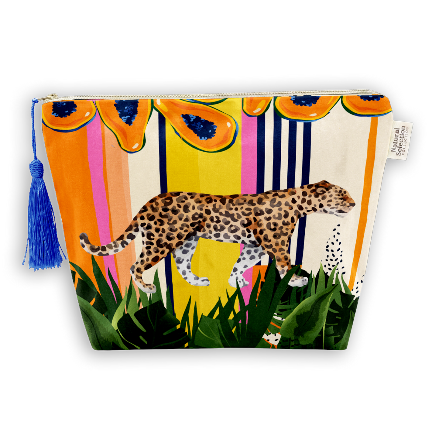 Island Leo Velvet Makeup Bag