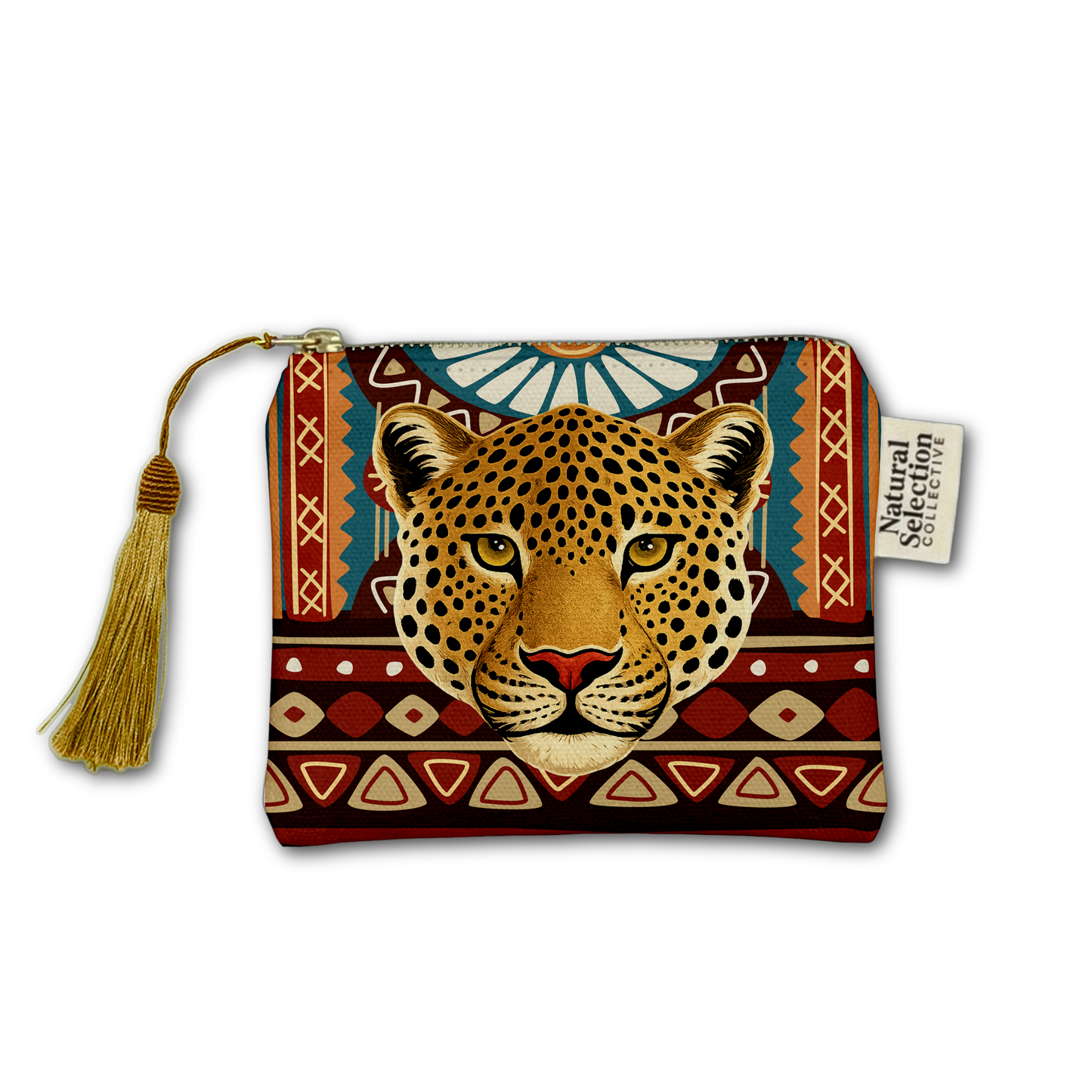 Kente Leo Makeup Bag