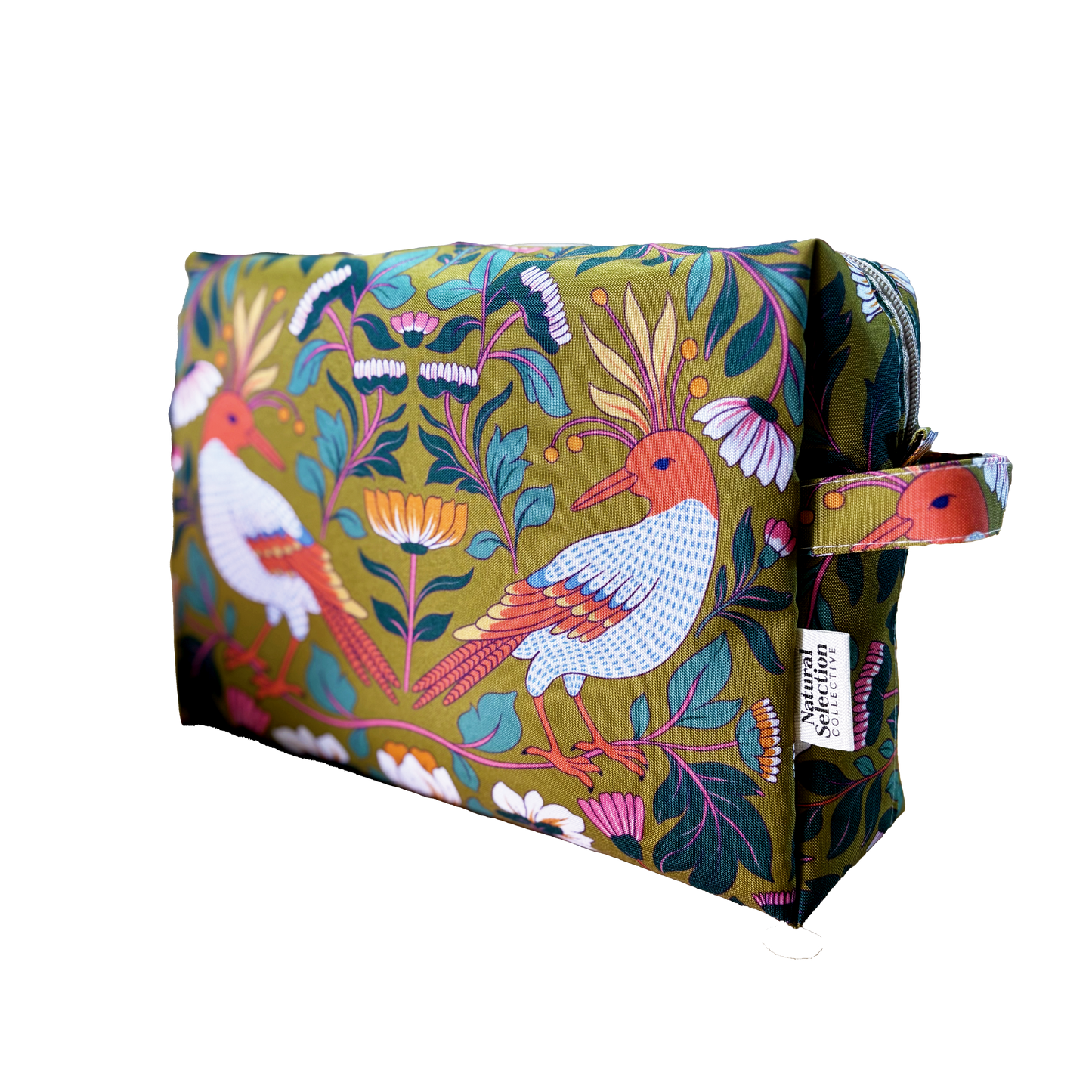 Palace Garden Green Toiletry Bag