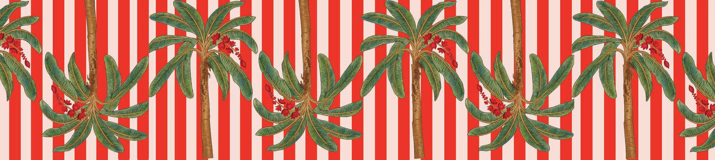 Poolside Palm Table Runner