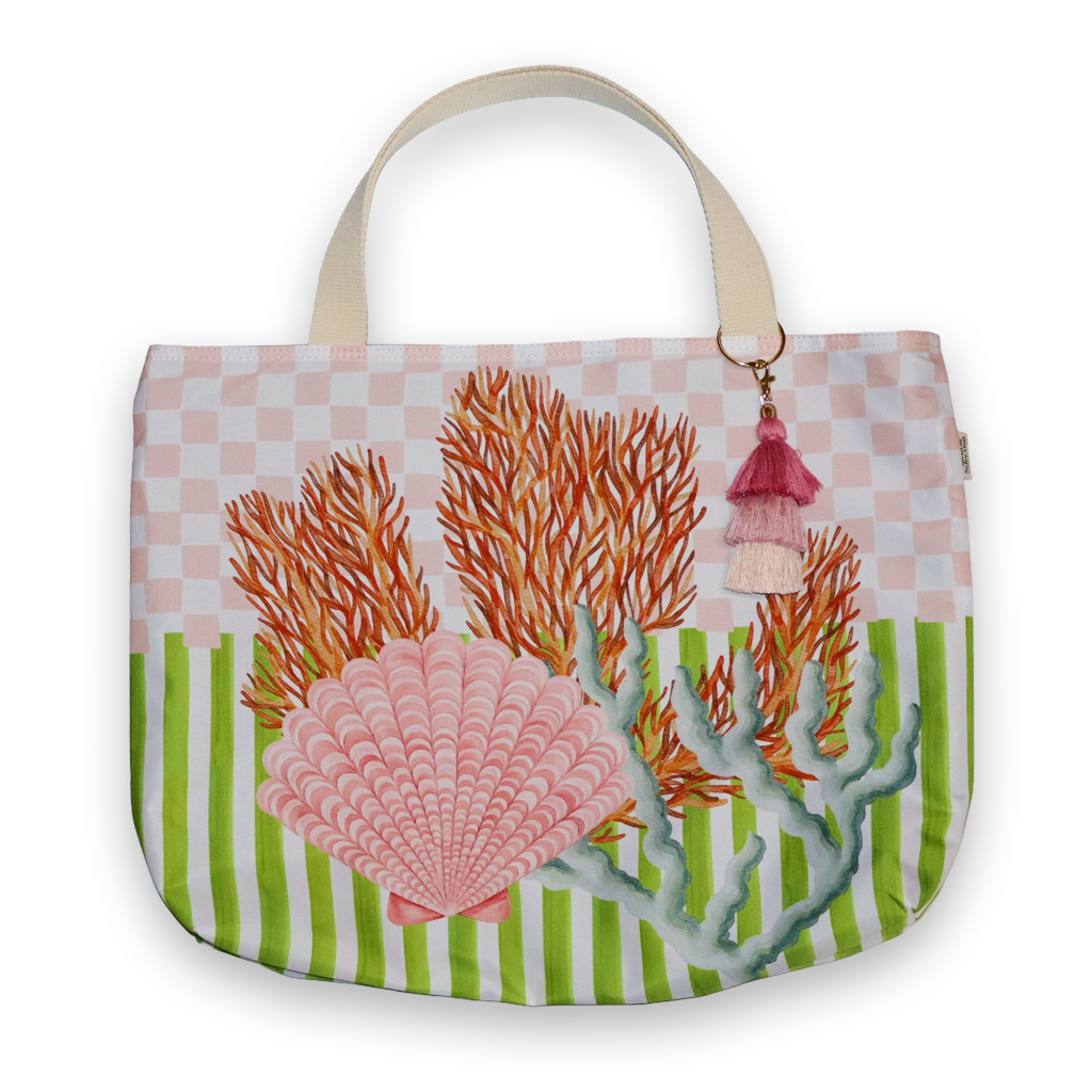 Pacific Coral Beach Bag