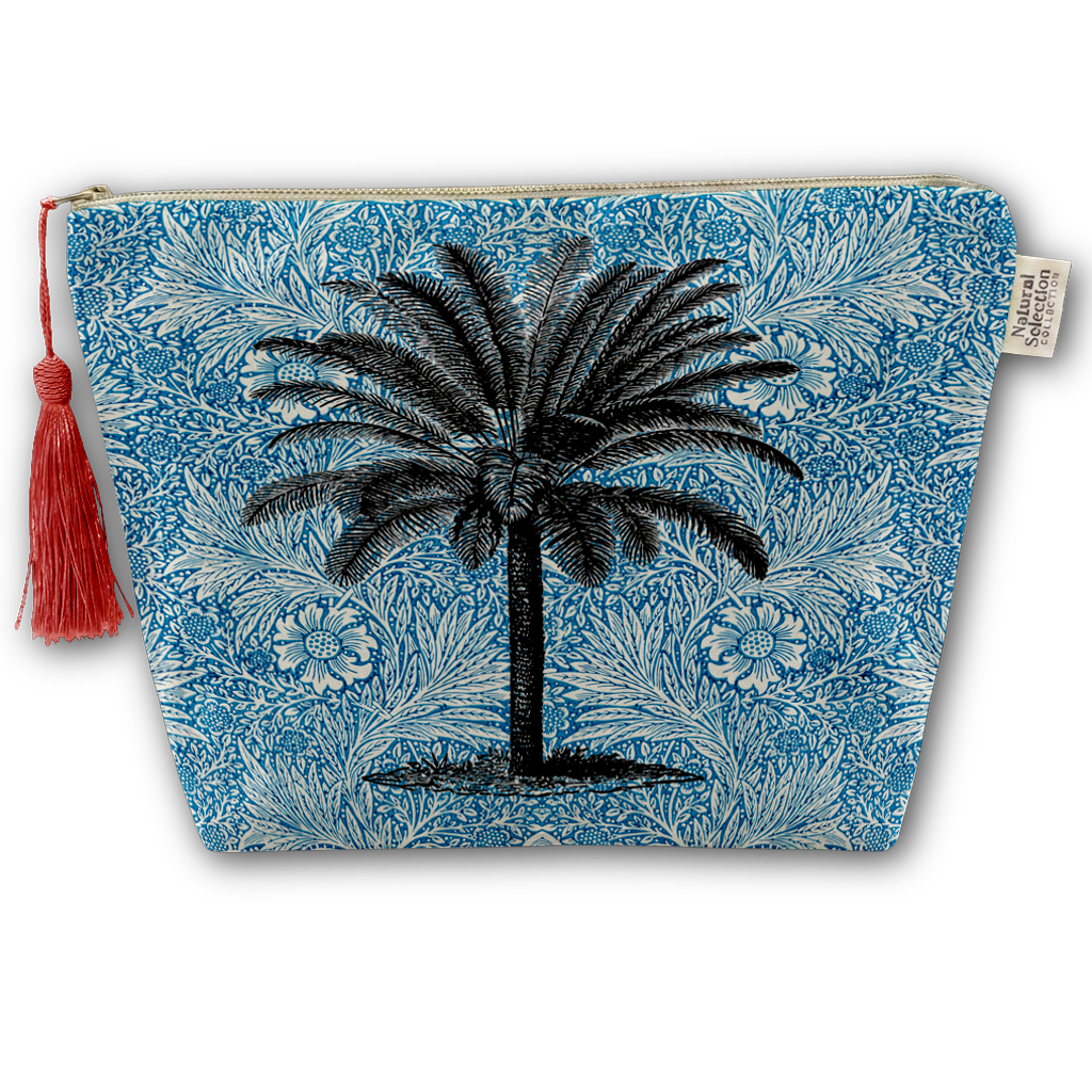 Palm Springs Velvet Makeup Bag
