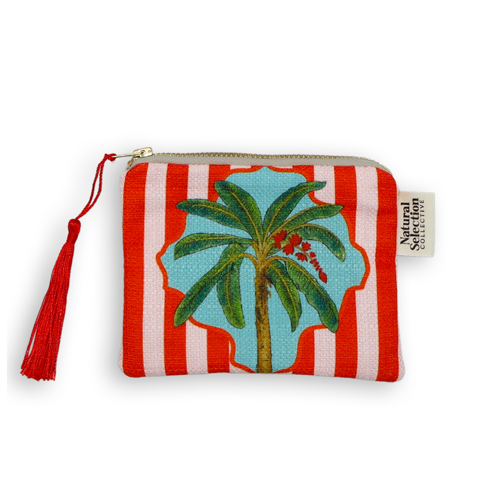 Poolside Palm Coin Purse