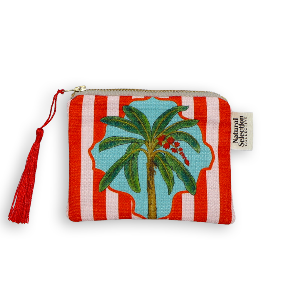 Poolside Palm Makeup Bag