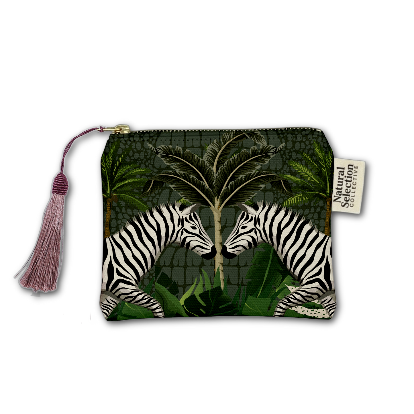 Sabi Zebra Makeup Bag