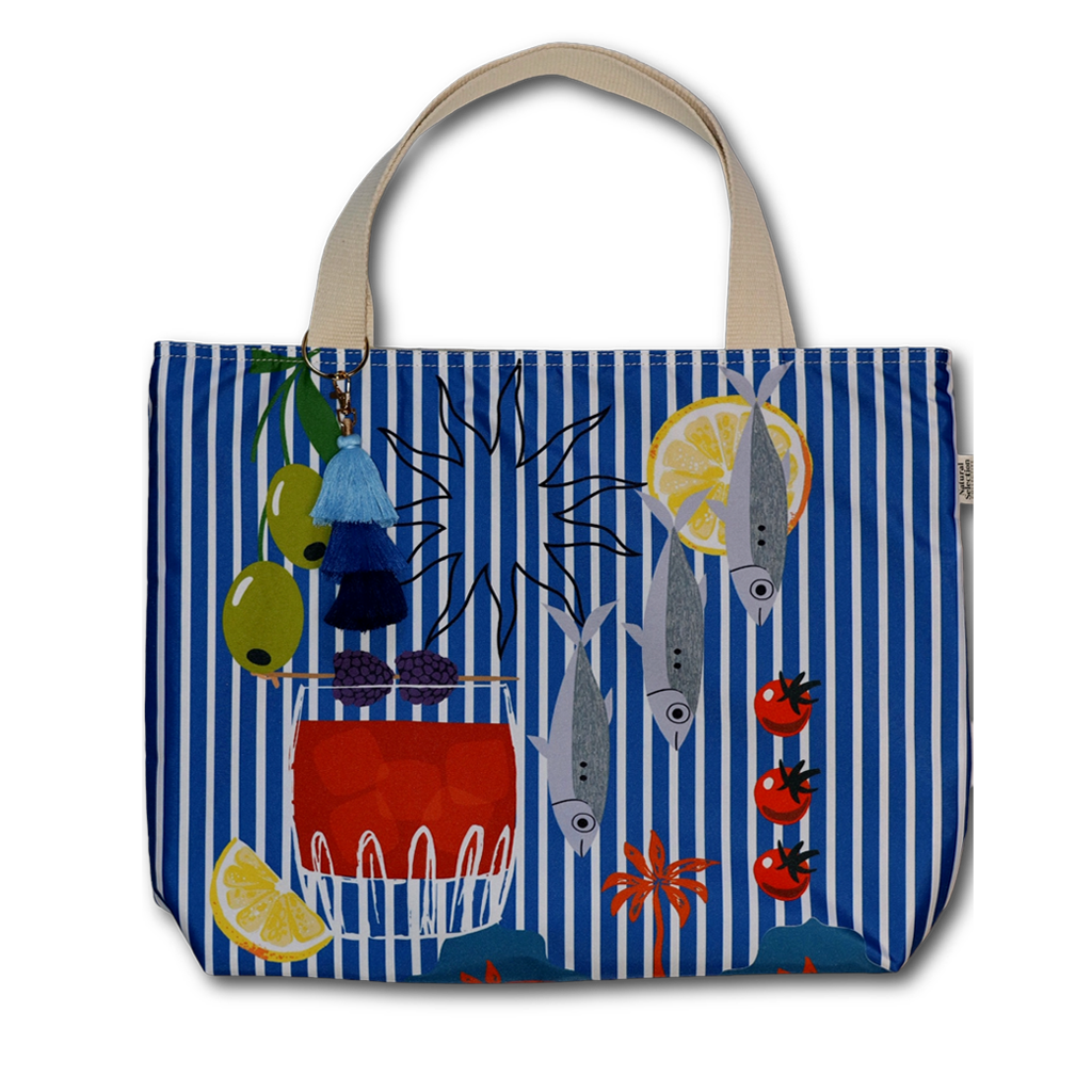Tropea Stripe Beach Bag