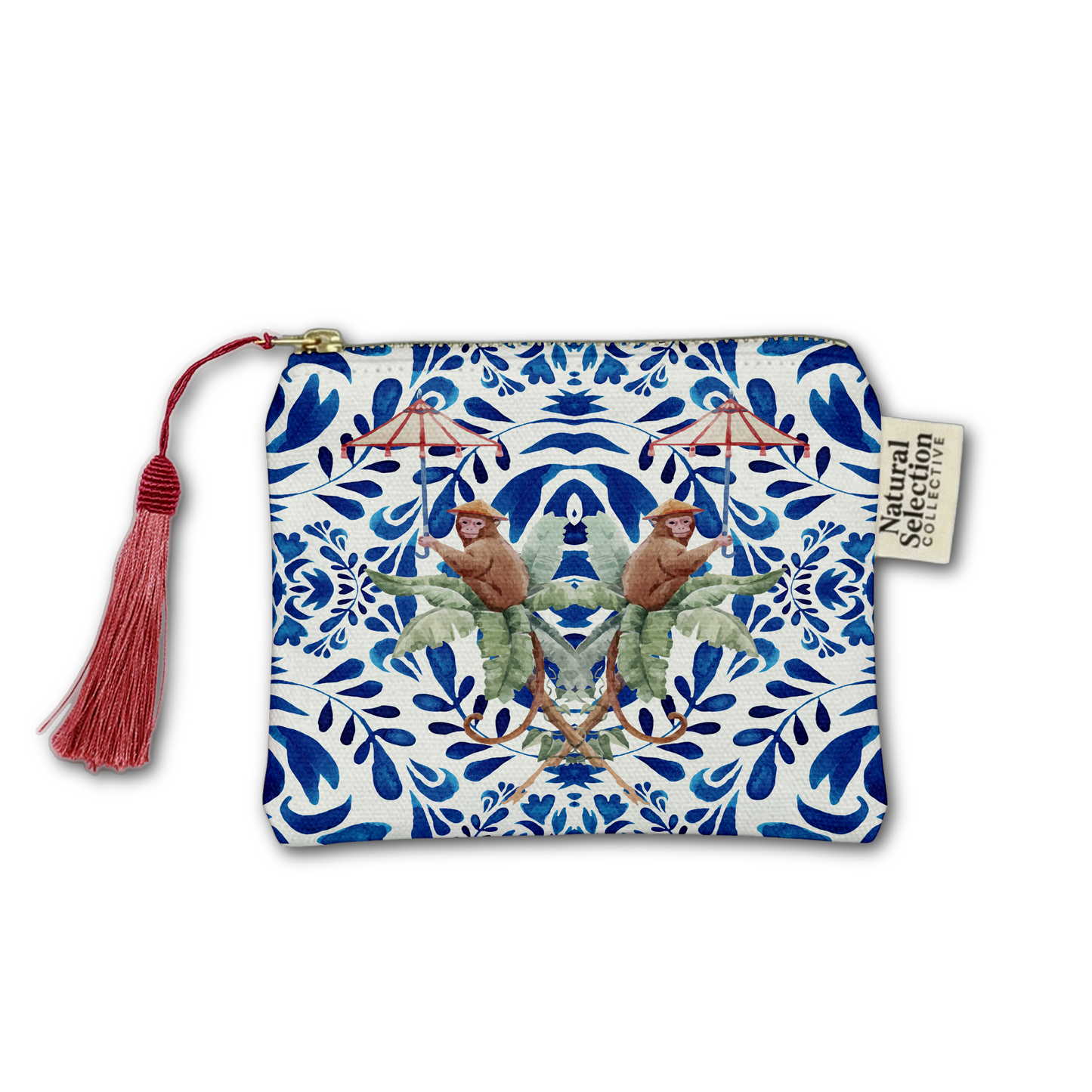 Tuscan Monkeys Makeup Bag