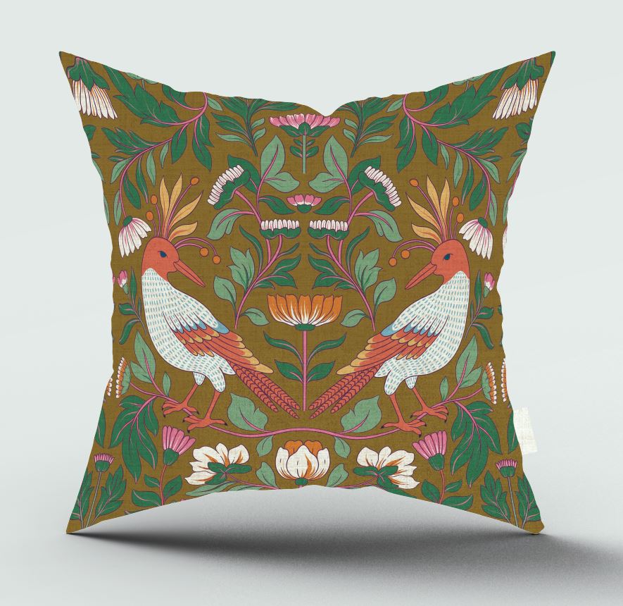 Village Garden Green Scatter Cover