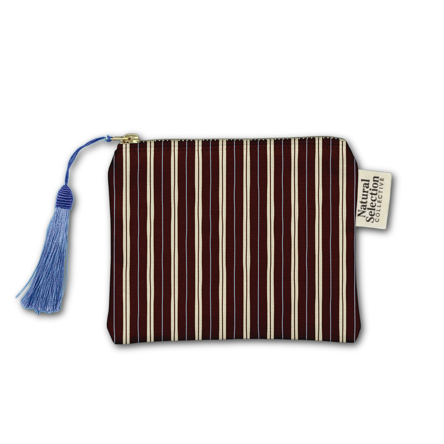 Cottage Stripe Makeup Bag