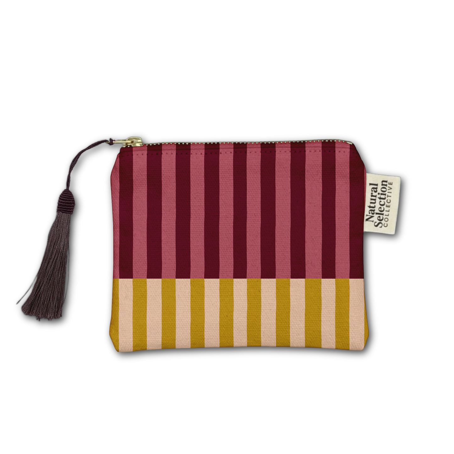 Country Stripe Makeup Bag