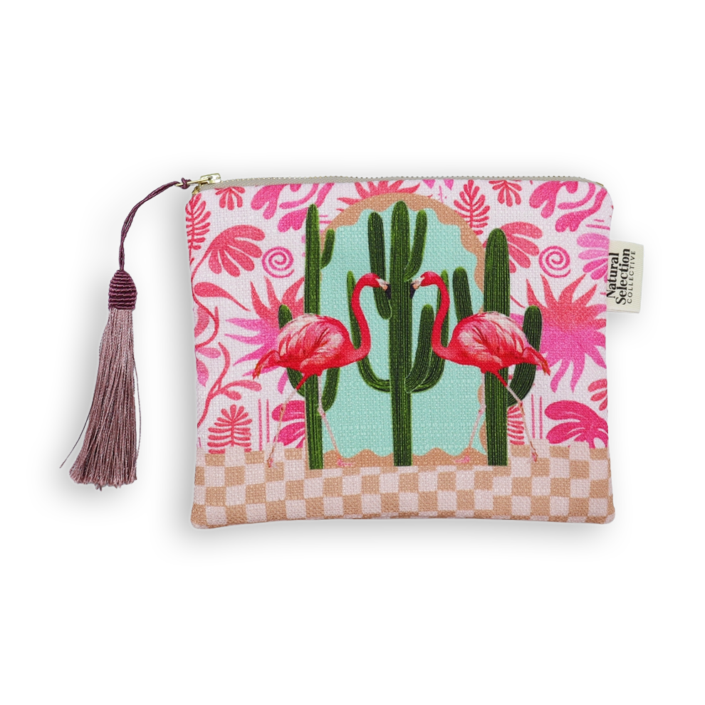 Flamingo Canyon Makeup Bag