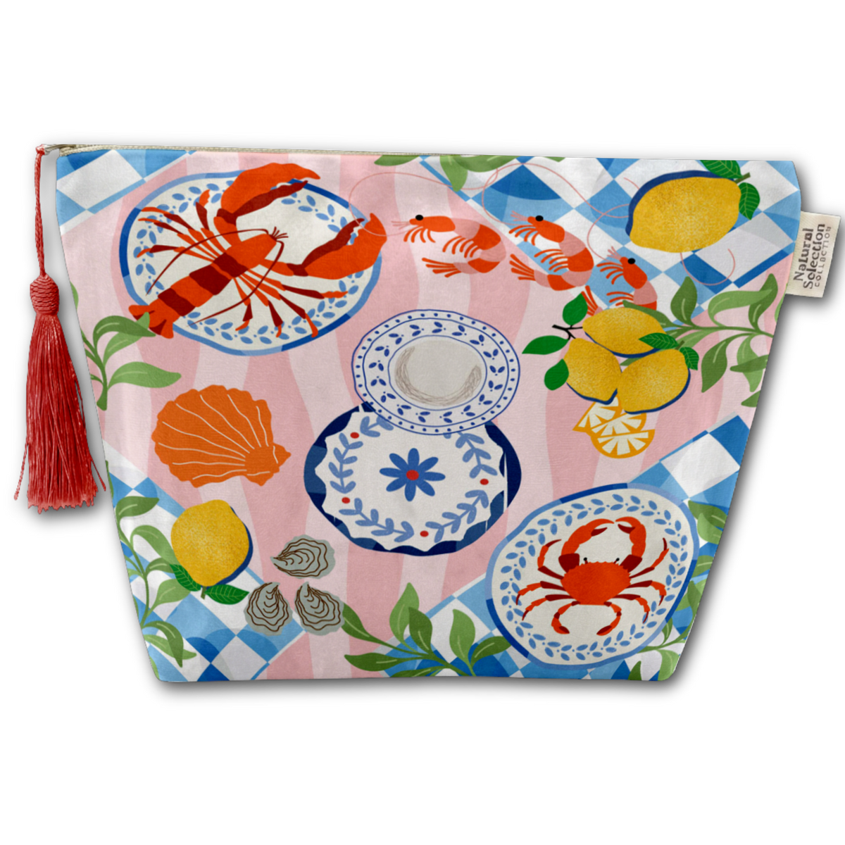 Med Feast Velvet Makeup Bag
