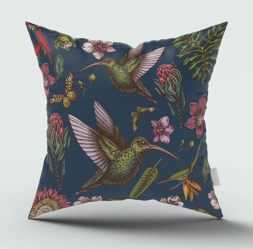 Midnight Hummingbird Scatter Cover