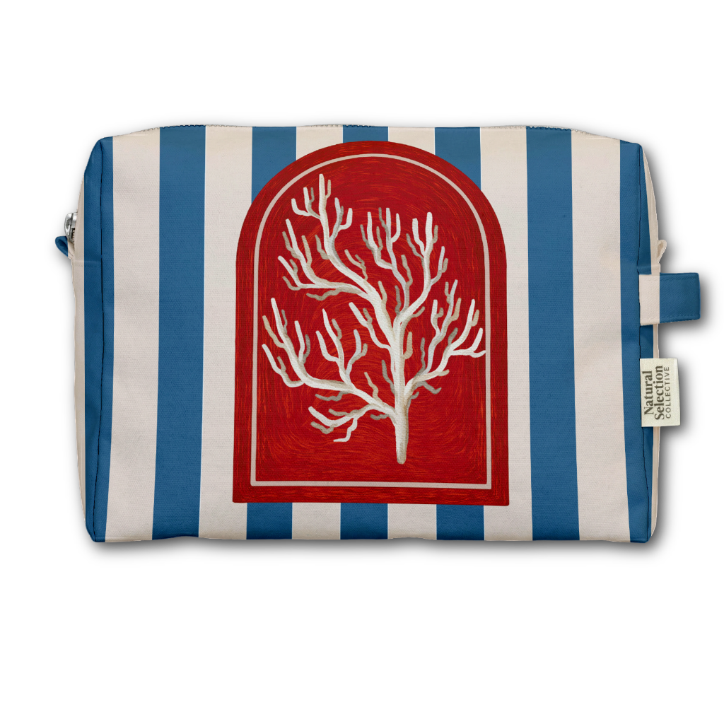Ibiza Stripe Blue Toiletry Bag