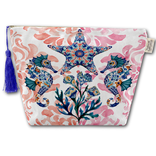 Bali Bay Velvet Makeup Bag