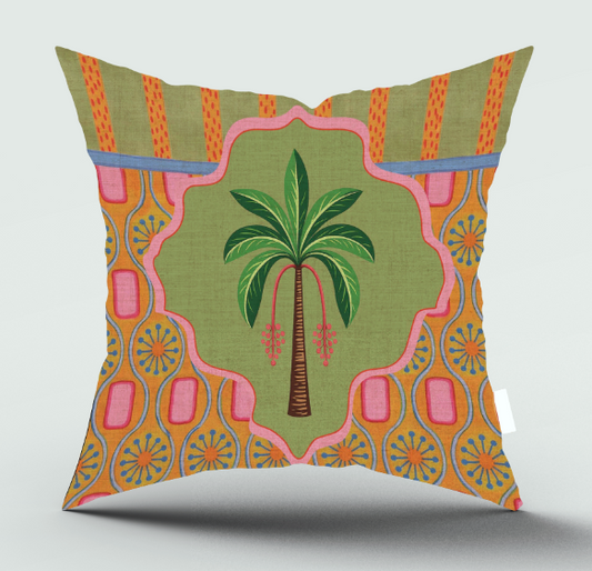 Agua Palm Scatter Cover - Natural Selection