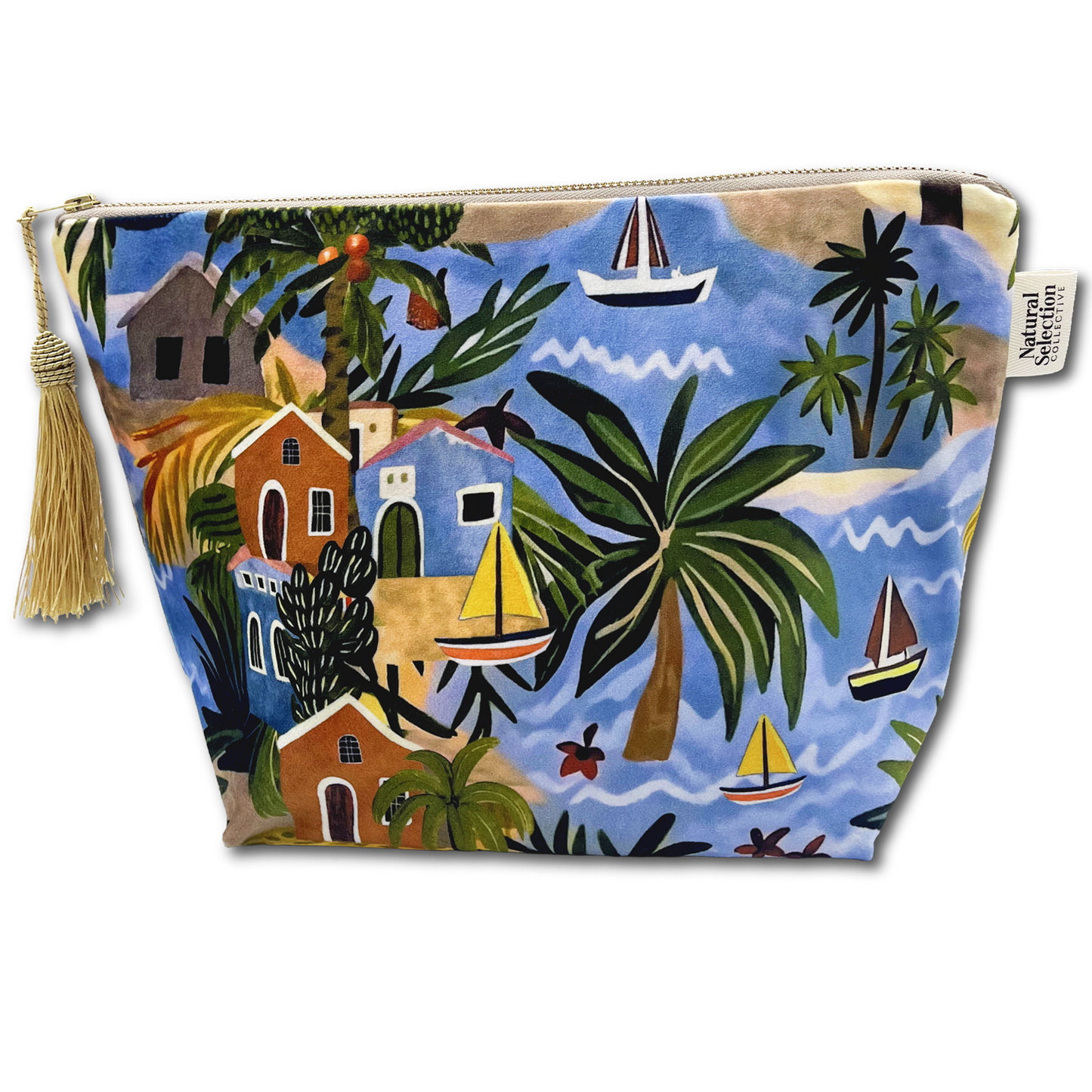 Amazon River Velvet Makeup Bag