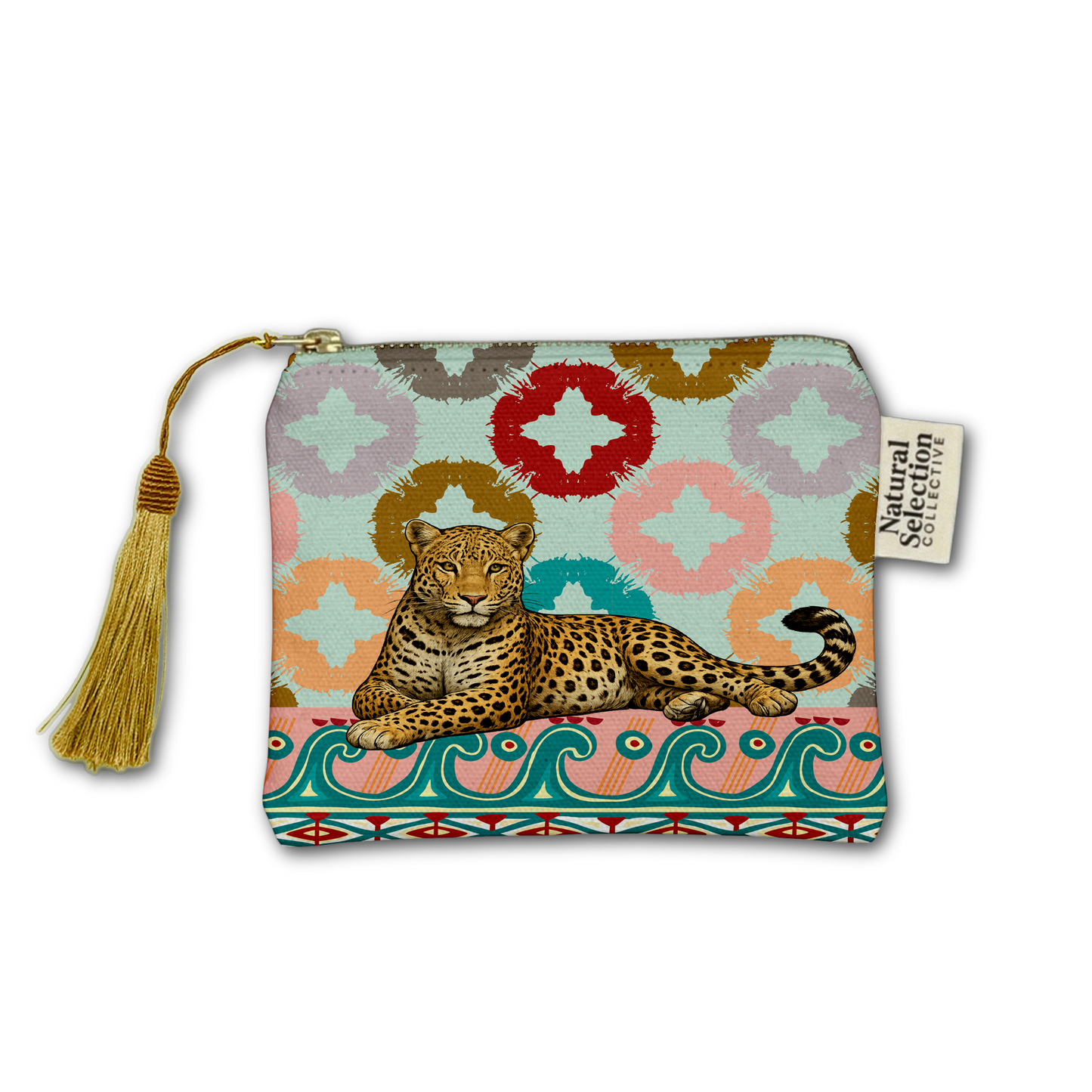 Ankara Leo Makeup Bag