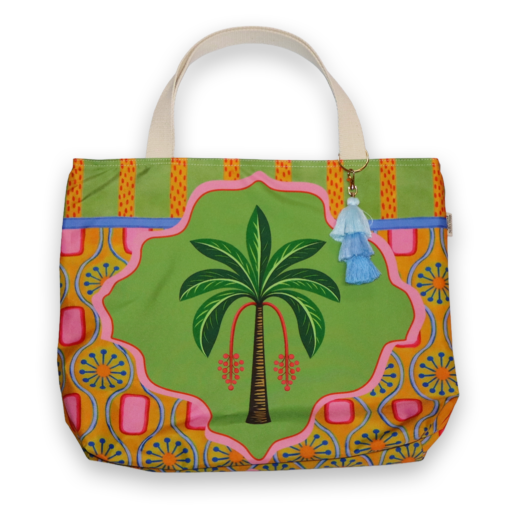 Agua Palm Beach Bag