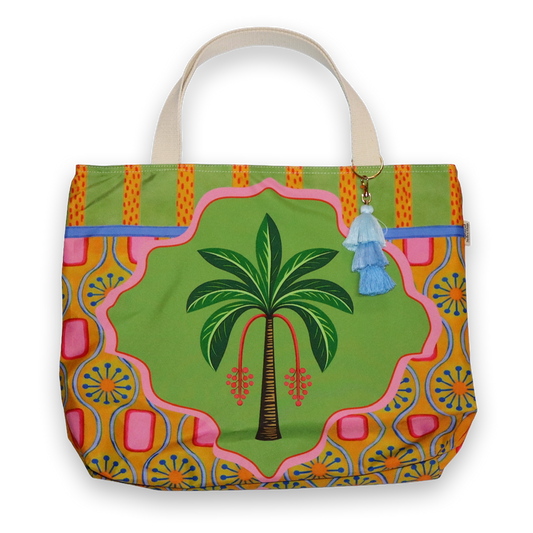 Agua Palm Beach Bag