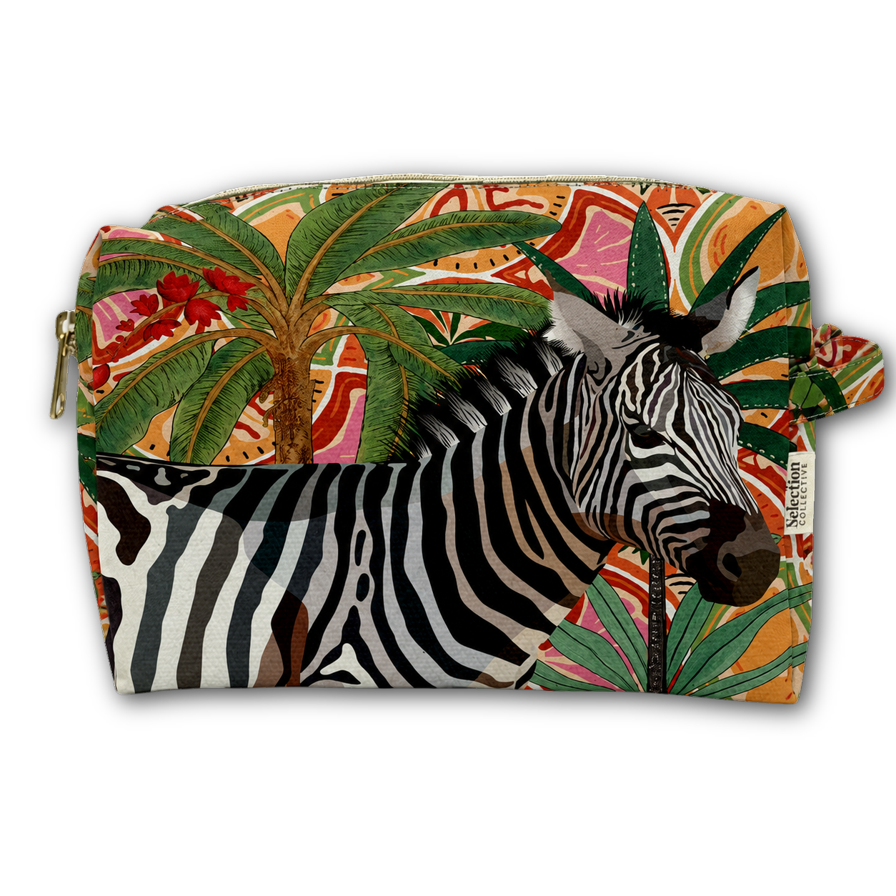 Ayana Zebra Toiletry Bag