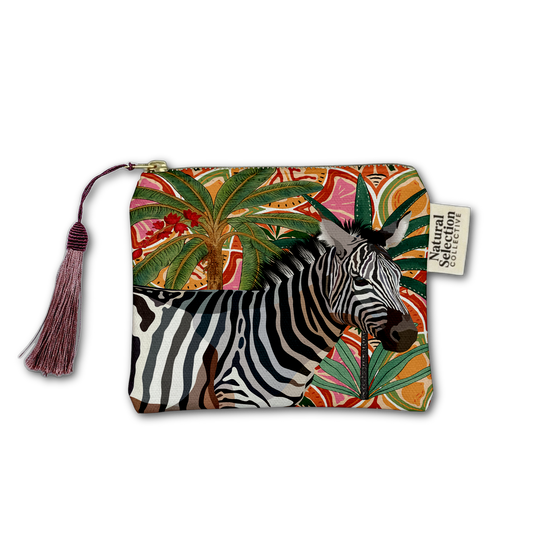 Ayana Zebra Makeup Bag