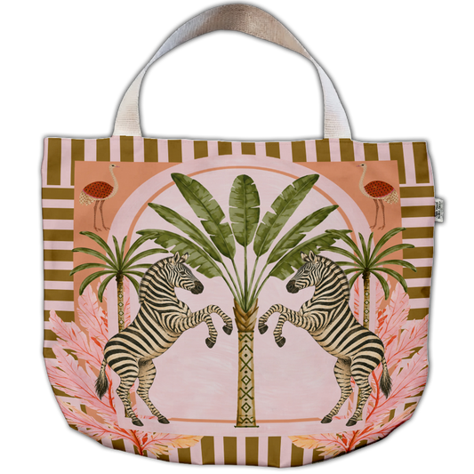 Babylon Zebras Beach Bag