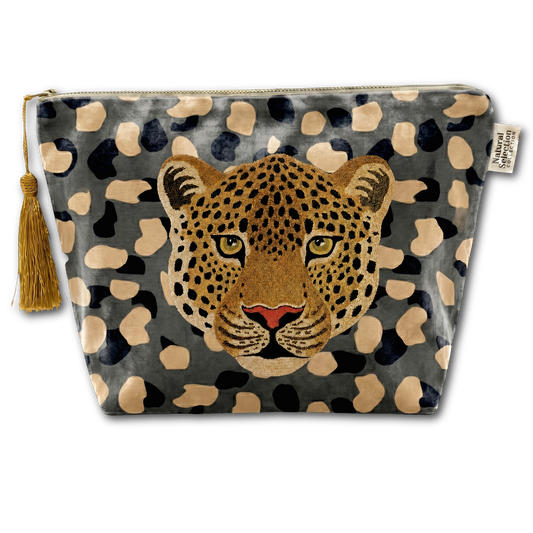 Bakwena Taj Velvet Makeup Bag