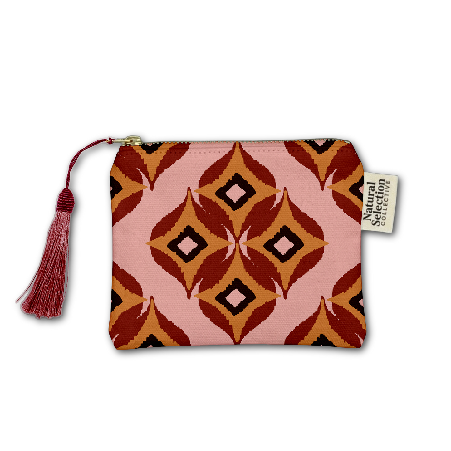 Bamileke Pink Makeup Bag