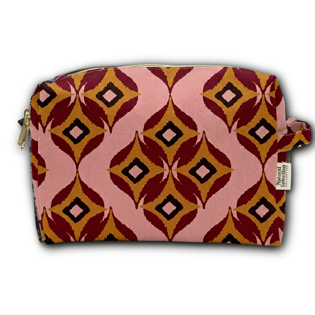 Bamileke Pink Toiletry Bag