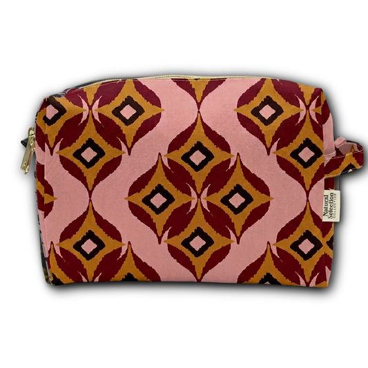 Bamileke Pink Toiletry Bag