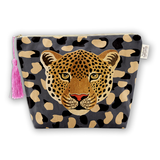 Bakwena Taj Velvet Makeup Bag