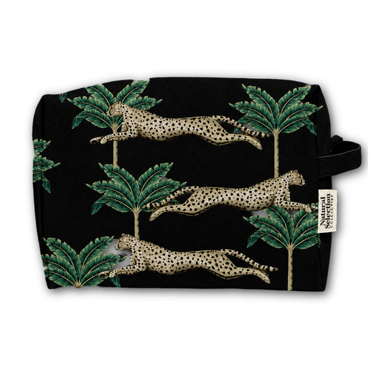 Cabo Verde Black Toiletry Bag