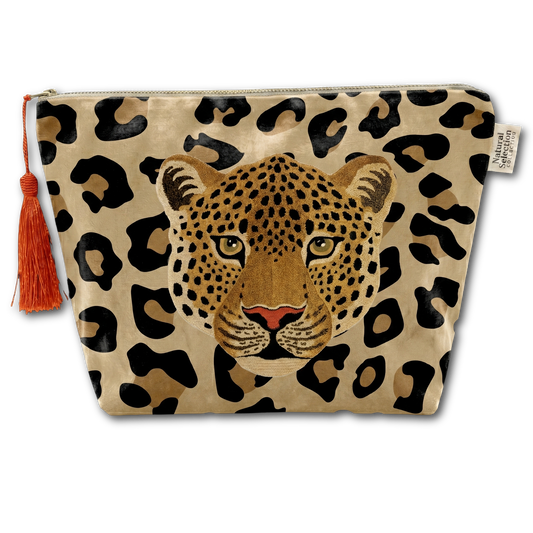 Chobe Taj Velvet Makeup Bag