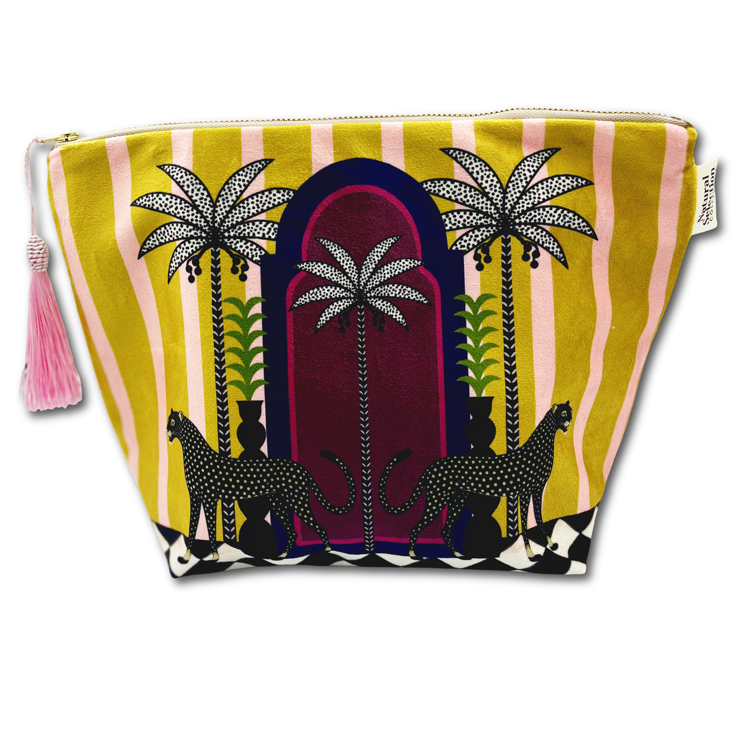 Dynasty Leo Velvet Makeup Bag