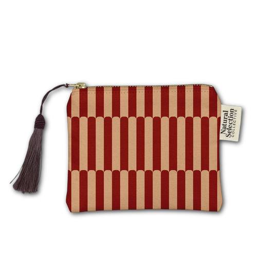 Clover Stripe Makeup Bag