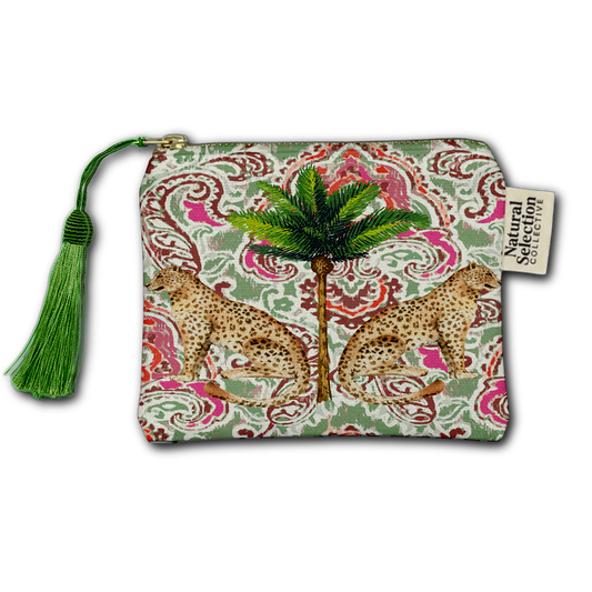 Dandelion Leopards Makeup Bag