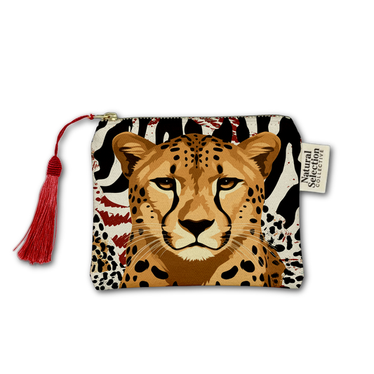 Dashiki Cheetah Makeup Bag