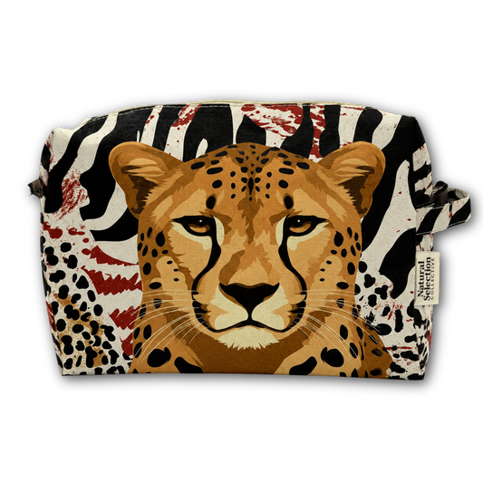 Dashiki Cheetah Toiletry Bag