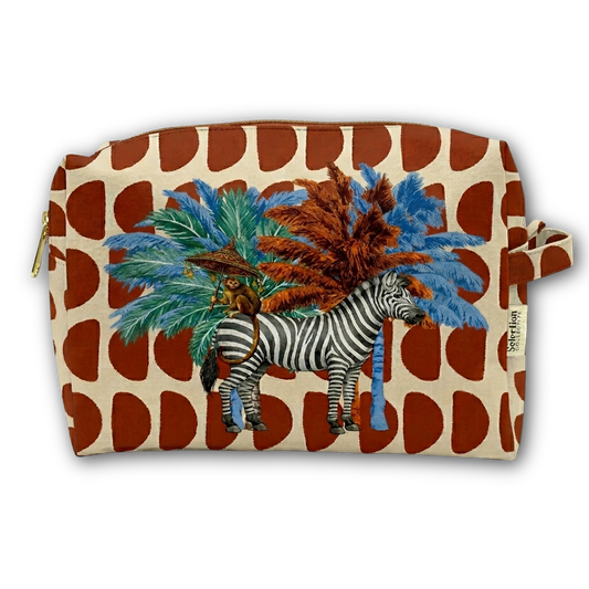Etosha Zebra Toiletry Bag