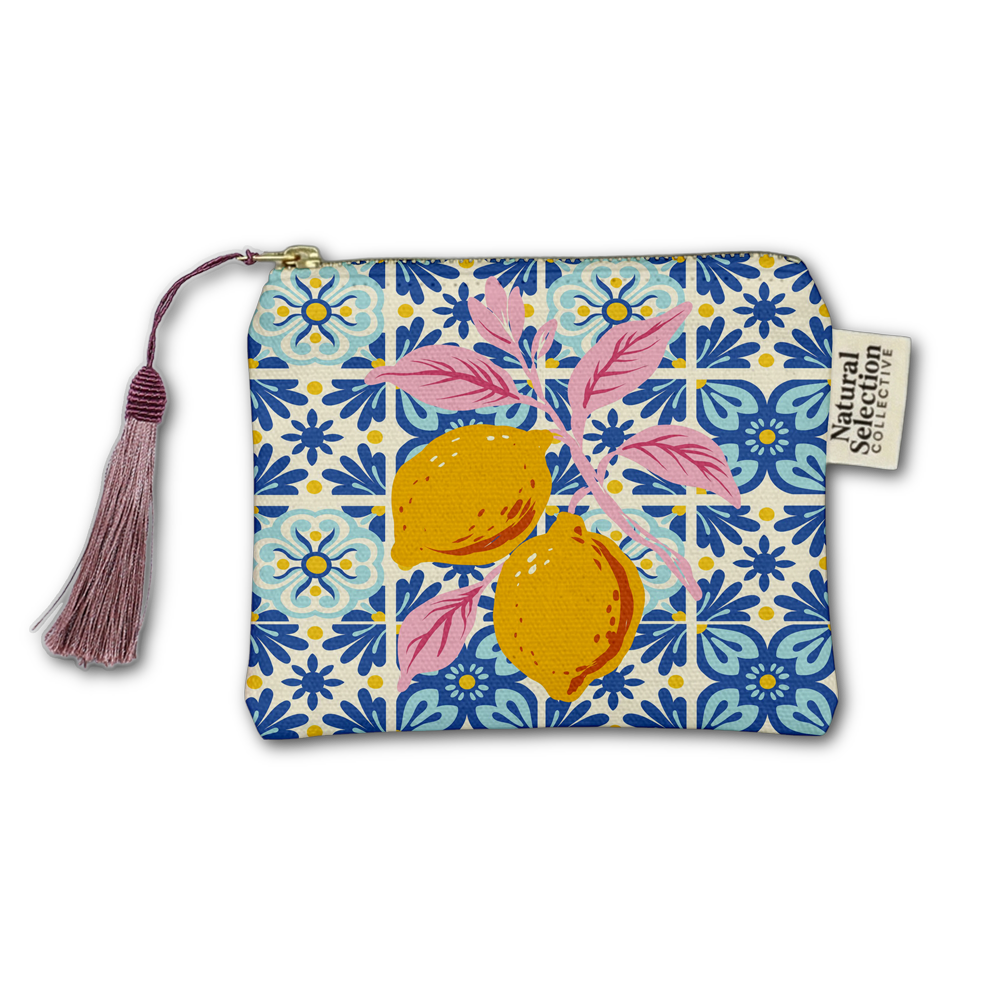 Evora Lemons Makeup Bag