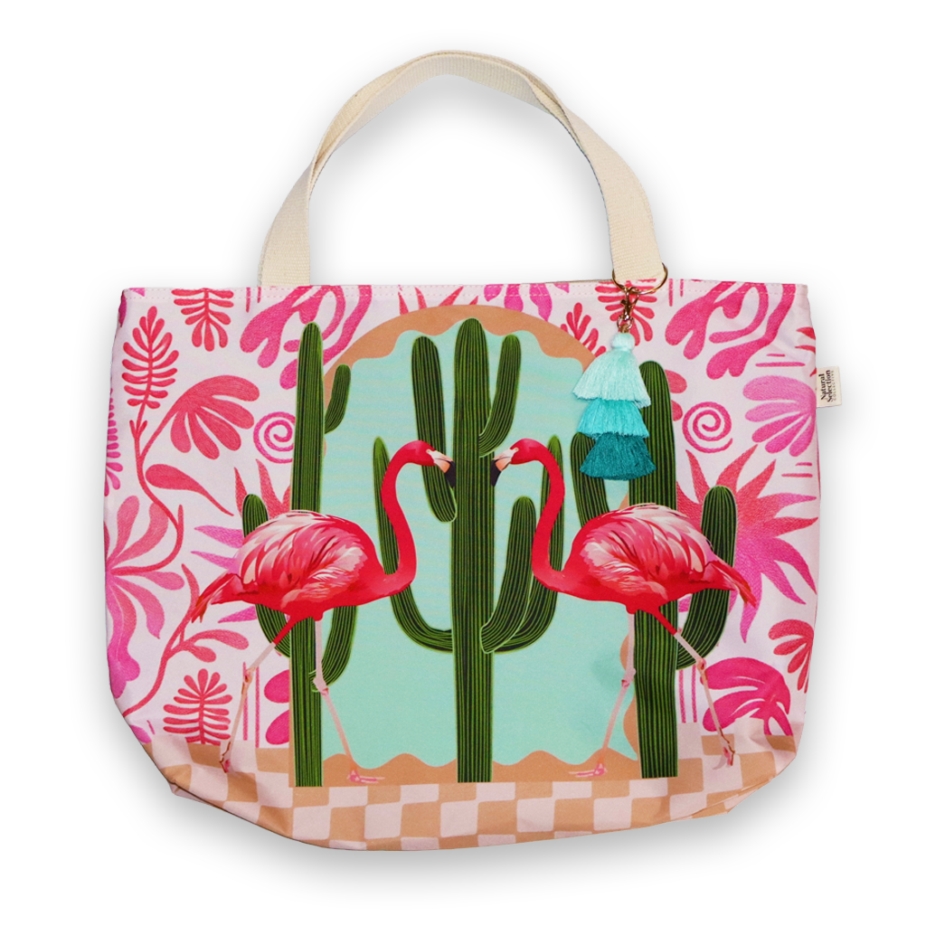 Flamingo Canyon Beach Bag