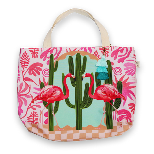 Flamingo Canyon Beach Bag